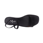 Sandalias Flats Alana Mirabella negro para Mujer
